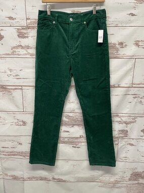 Gap 90's straight leg high rise corduroy jean style pants